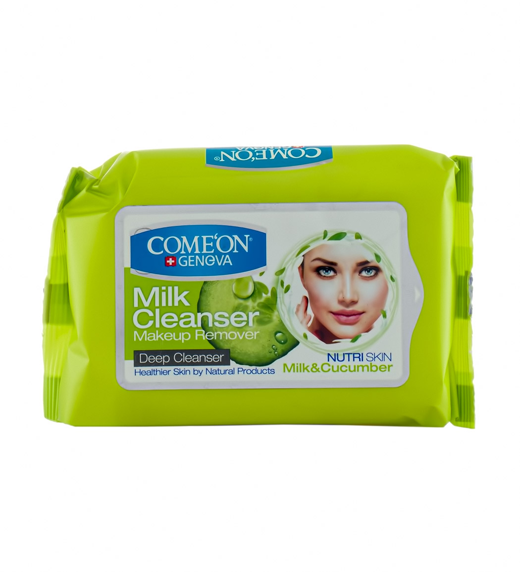 دستمال شیر پاکن آرایشی 20عددی Comeon Makeup Remover Wipes