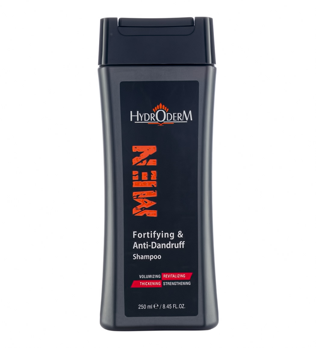 شامپو تقویتی و ضدشوره موی سر آقایان 250 میل Hydroderm Men Fortifying and Anti Dandruff Shampoo 250ml