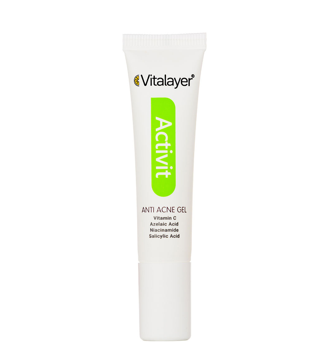 کرم ژل ضد جوش اکتیویت حجم 15 میل Vitalayer Activit Anti Acne Gel 15 ml