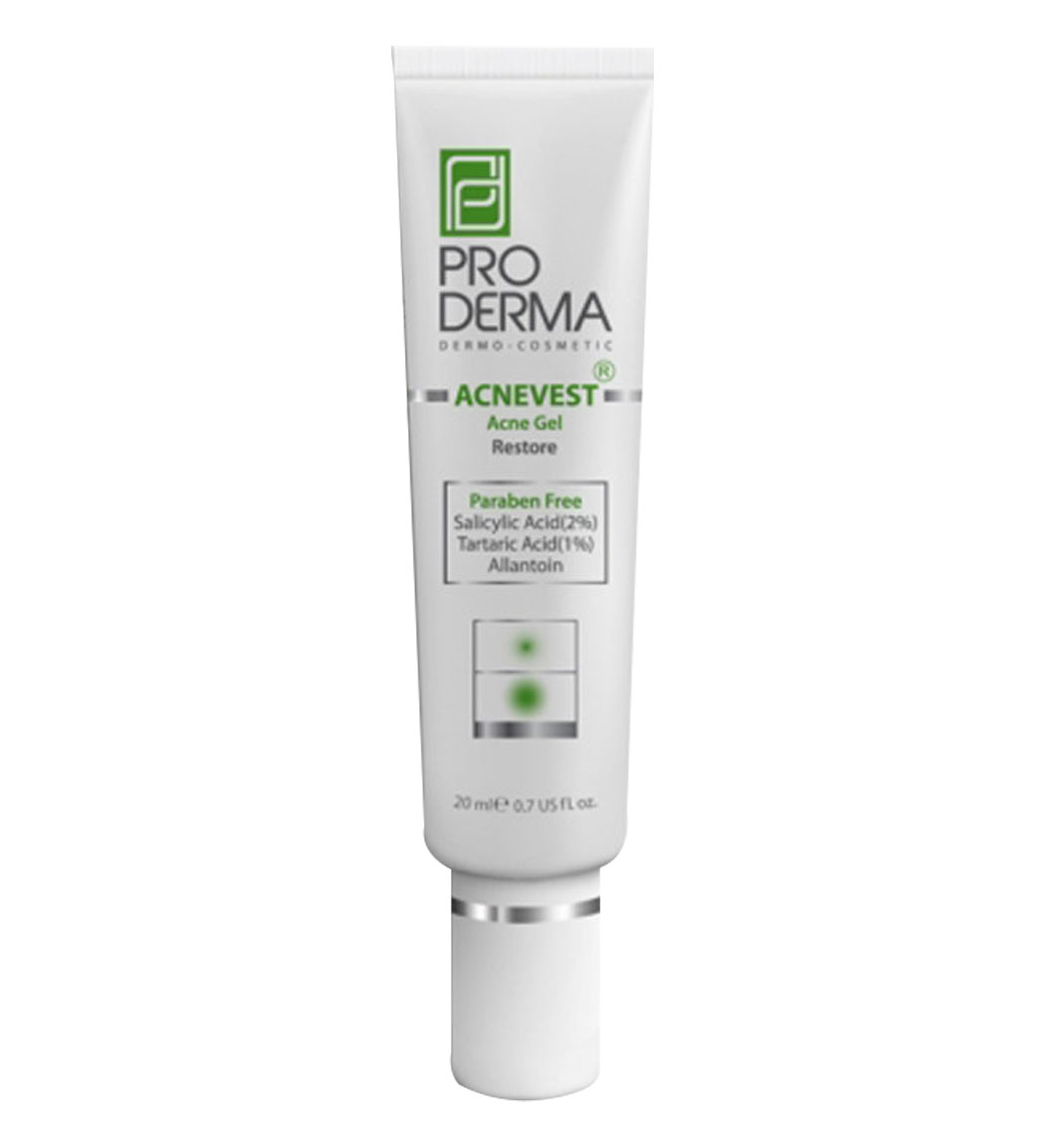 ژل ضد جوش موضعی آکنه ژل 20 میل Proderma Anti Acne Gel 20ml