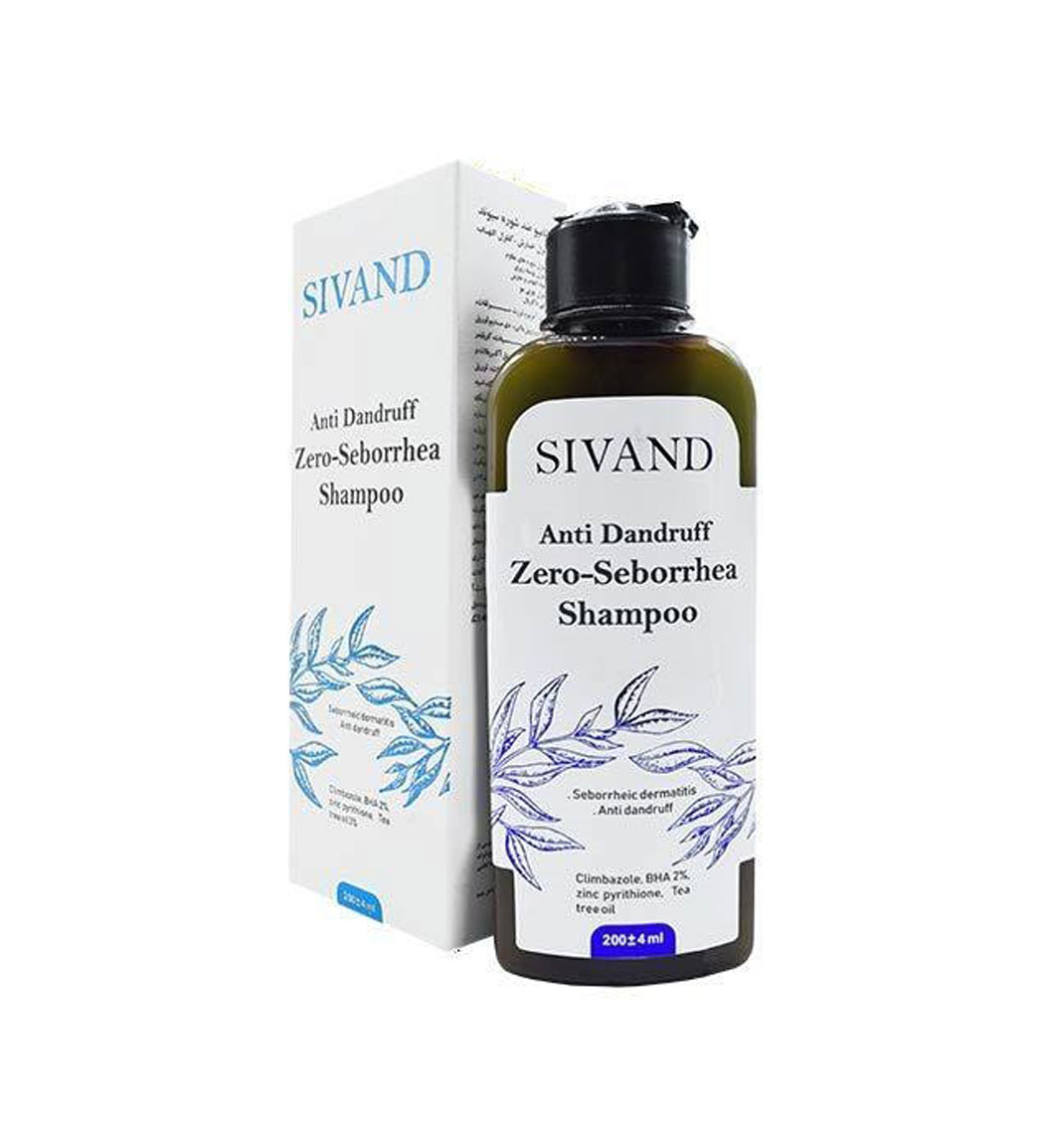 شامپو ضد شوره Zero Seborrha حجم 200میل Sivand Anti Dandruff Zero Seborrha Shampoo 200ml