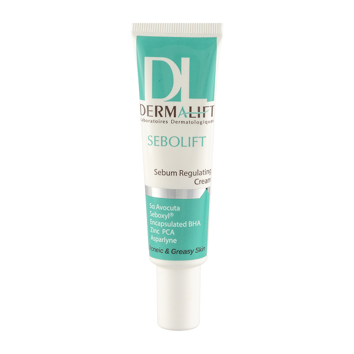 کرم متعادل کننده چربی پوست سبولیفت 30میل Dermalift Sebolift Sebum Regulating Cream For Greasy And Acneic Skin 30ml