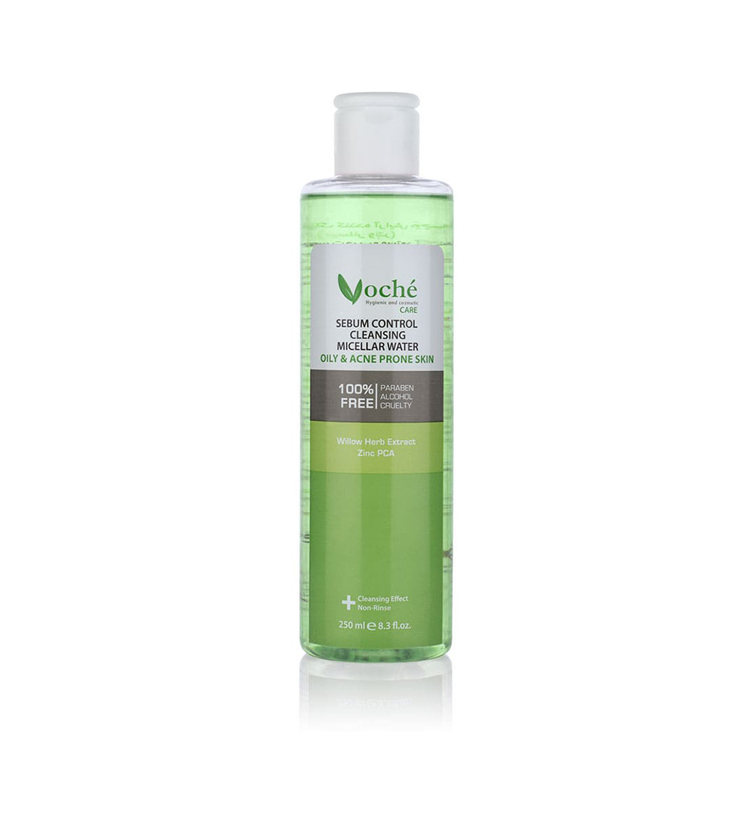 میسلار واتر مناسب پوست چرب و مستعد آکنه حجم 250 میل Voche Micellar Water For Oily And Acne Prone Skin 250 ml